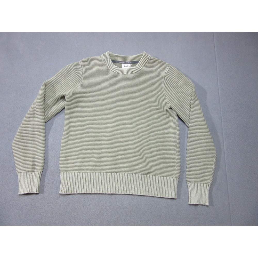Kuhl Sweater Womens Medium Green Brown Sofie Ribbed Knit Pullover Outdoor